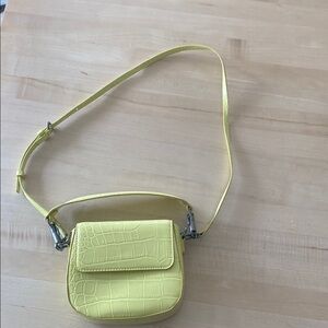 NWOT Zara Croc-Embossed Crossbody Bag